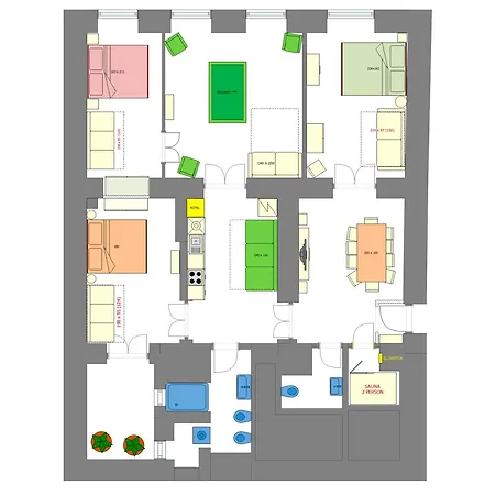Appartement Magnificent With Sauna And Billiards Prague